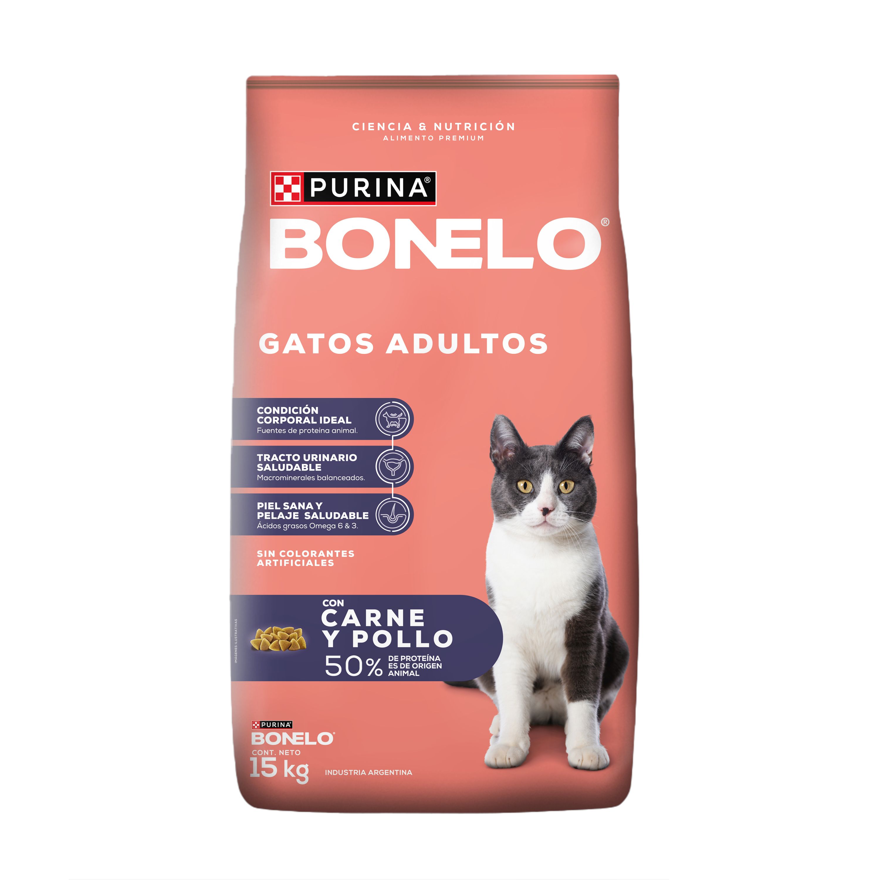 BONELO GatosAdultos CarneYpollo 15kg