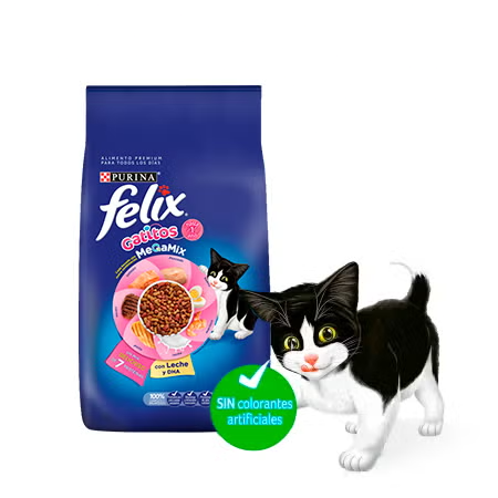 comida para gato felix classic sabor cordero