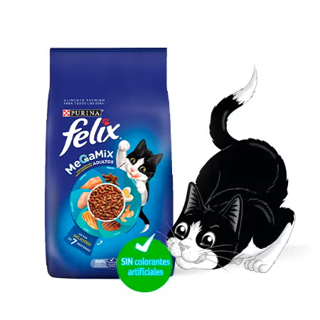 comida para gato felix gatitos sabor carne