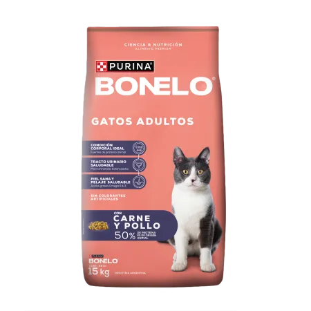 BONELO GatosAdultos CarneYpollo 15kg